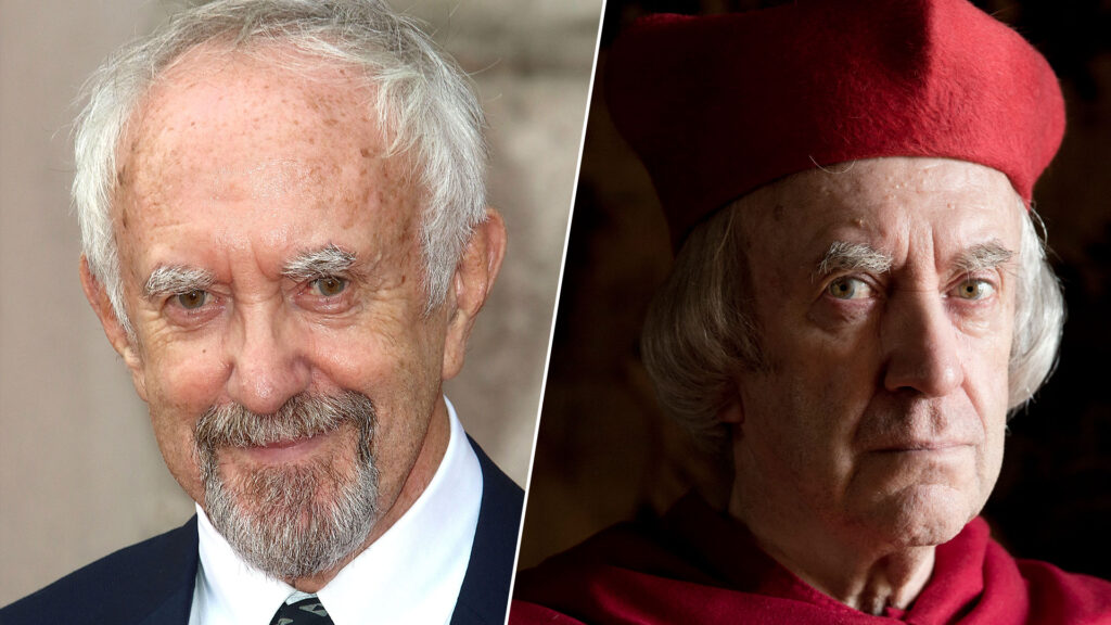 Jonathan Pryce as Cardinal Wolsey in Wolf Hall