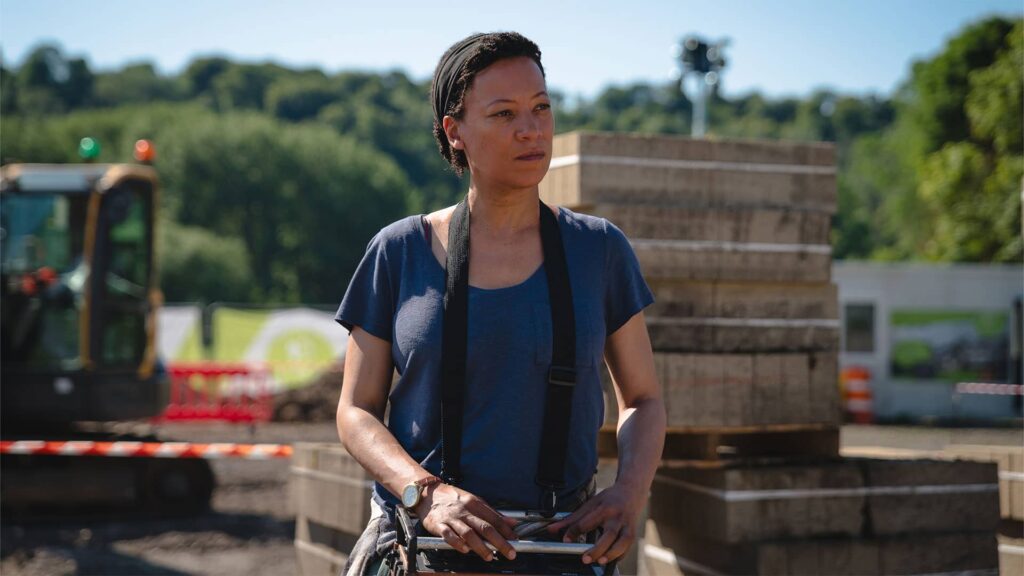 Nina Sosanya as Grace in The Marlow Murder Club Season 2