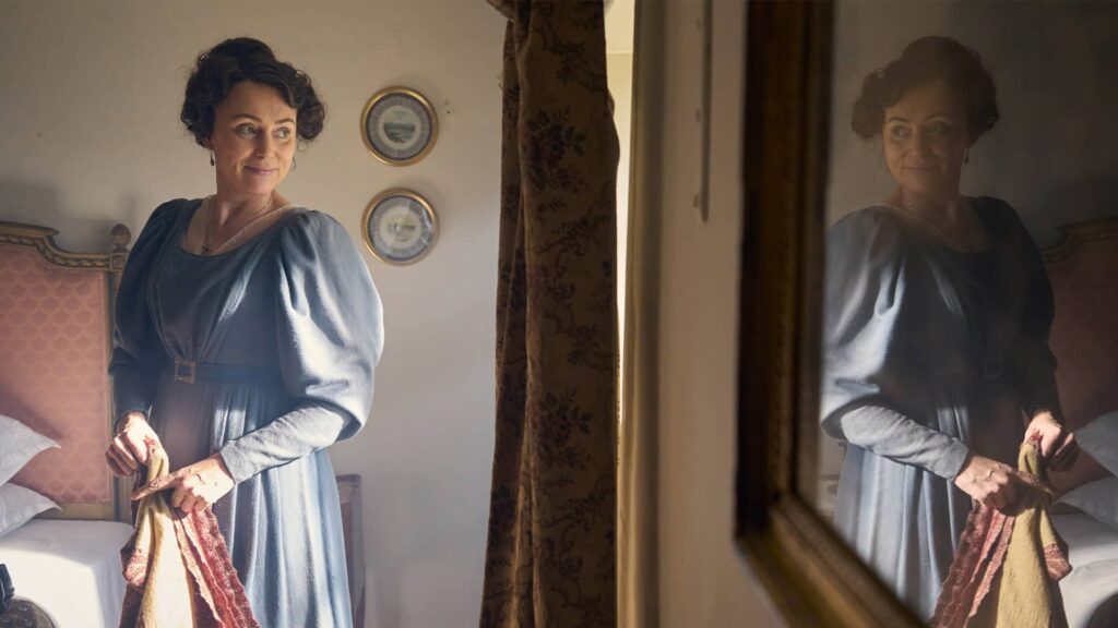 Keeley Hawes as Cassandra Austen in Miss Austen on MASTERPIECE on PBS