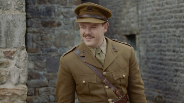 Callum Woodhouse as Tristan Farnon and Samuel West as Siegfried Farnon in All Creatures Great and Small Season 5