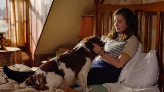 Rachel Shenton as Helen Herriot and Imogen Clawson as Jenny Alderson in All Creatures Great and Small Season 5
