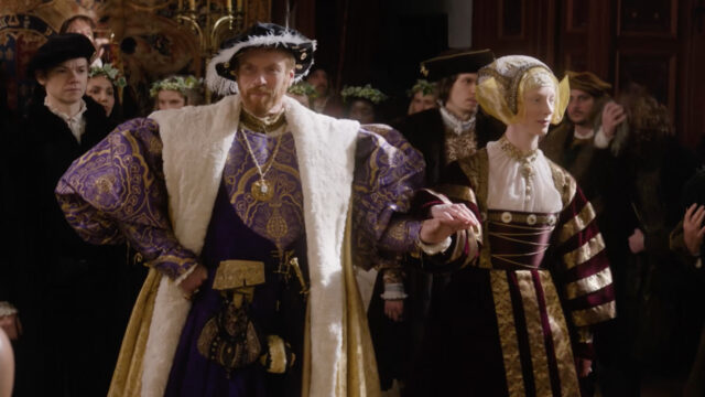 Damian Lewis as King Henry VIII in Wolf Hall: The Mirror and the Light