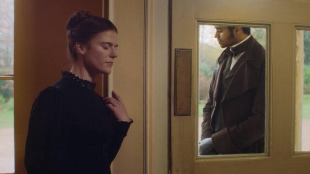Rose Leslie and Alfred Enoch in Miss Austen