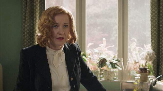 Kacey Ainsworth as Cathy Keating and Robson Green as Geordie Keating in Grantchester Season 10