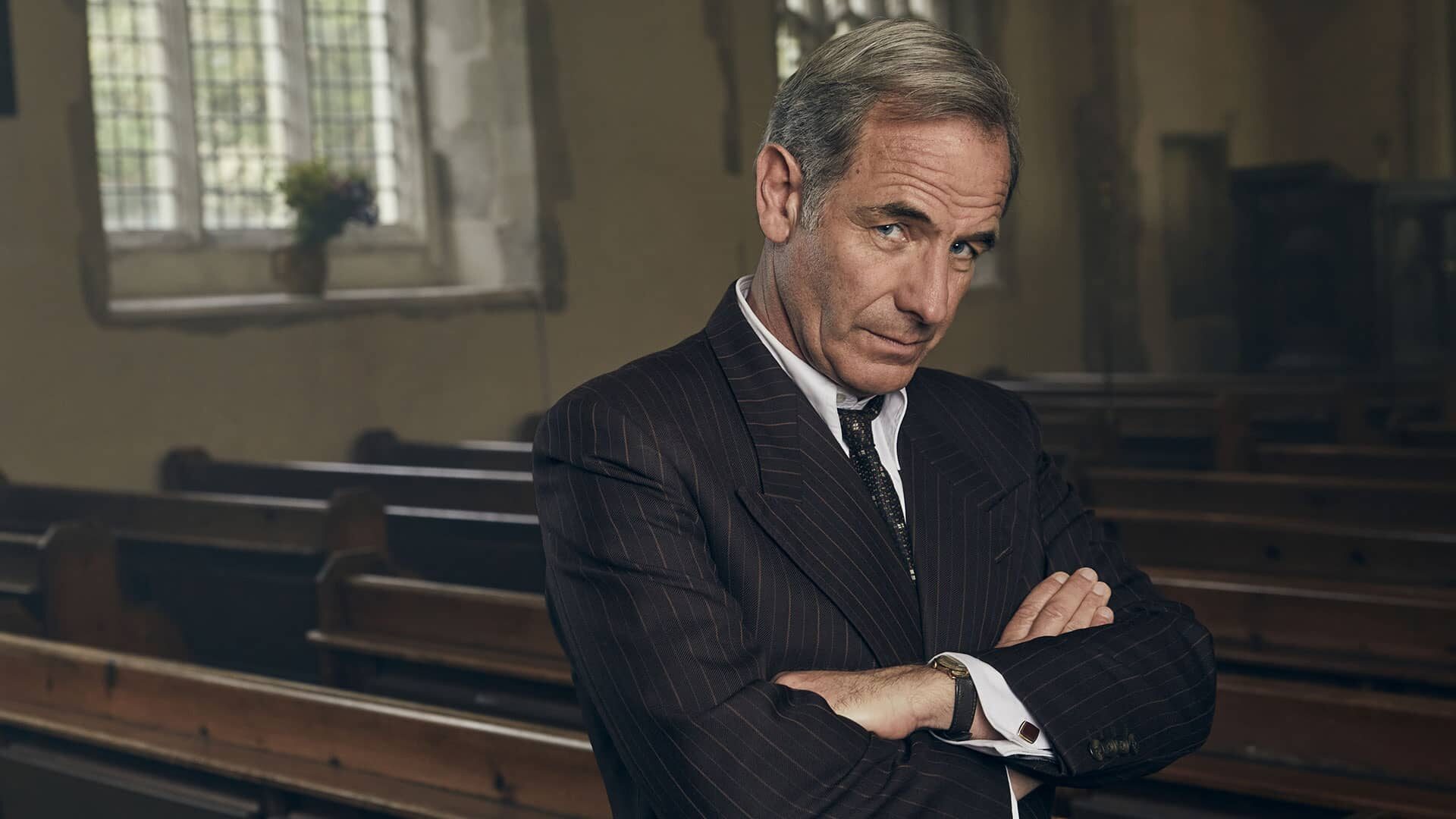 Robson Green as Geordie Keating in Grantchester Season 10