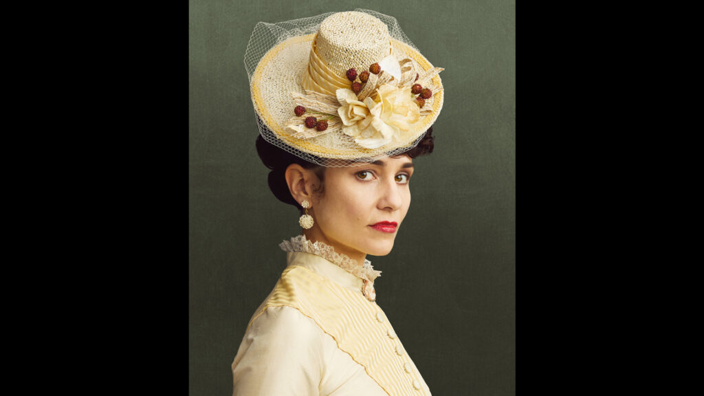Tuppence Middleton (Downton Abbey: A New Era) as Frances Forsyte in The Forsytes on MASTERPIECE on PBS