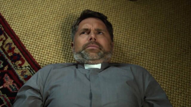 Niall Costigan as Reverend Colin Starling in The Marlow Murder Club Season 2