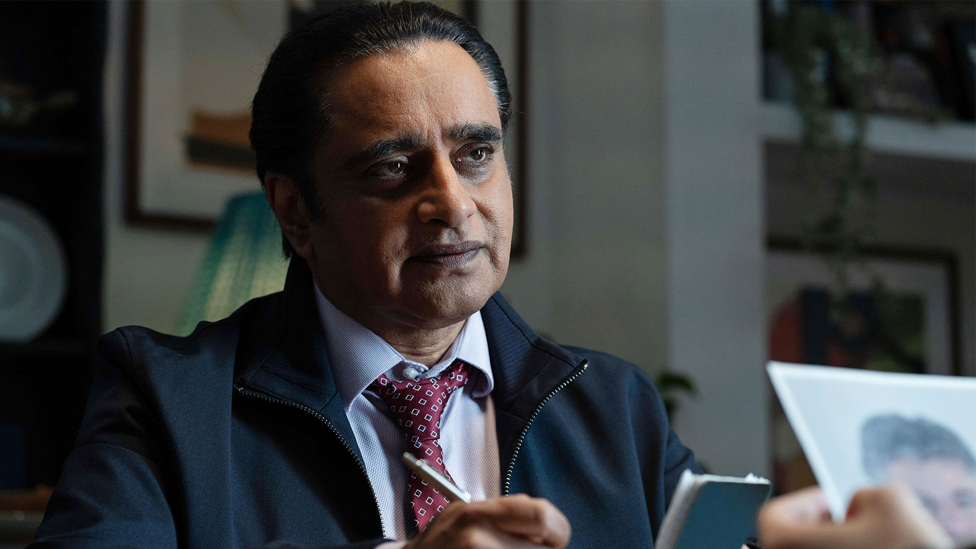Sanjeev Bhaskar as DI Sunny Khan in Unforgotten Season 6 on MASTERPIECE on PBS.