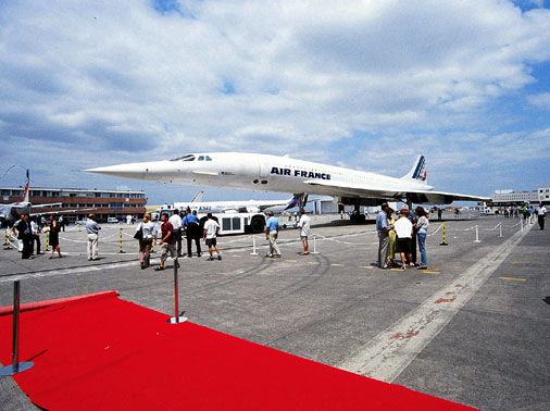 Concorde red carpet