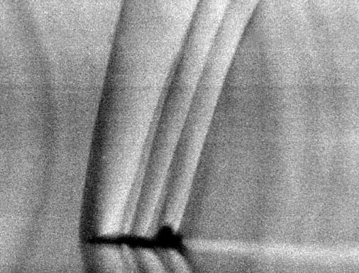 NASA Schlieren photo of T-38