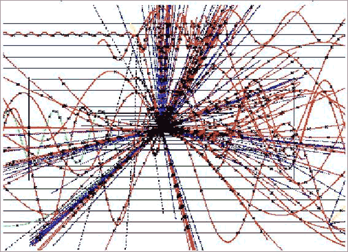 Search for large extra dimensions