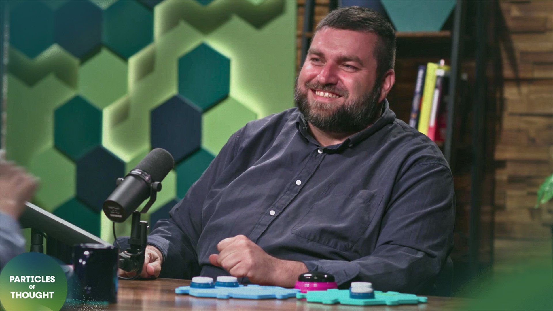 Photo of Federico Rossano on the Particles of Thought podcast