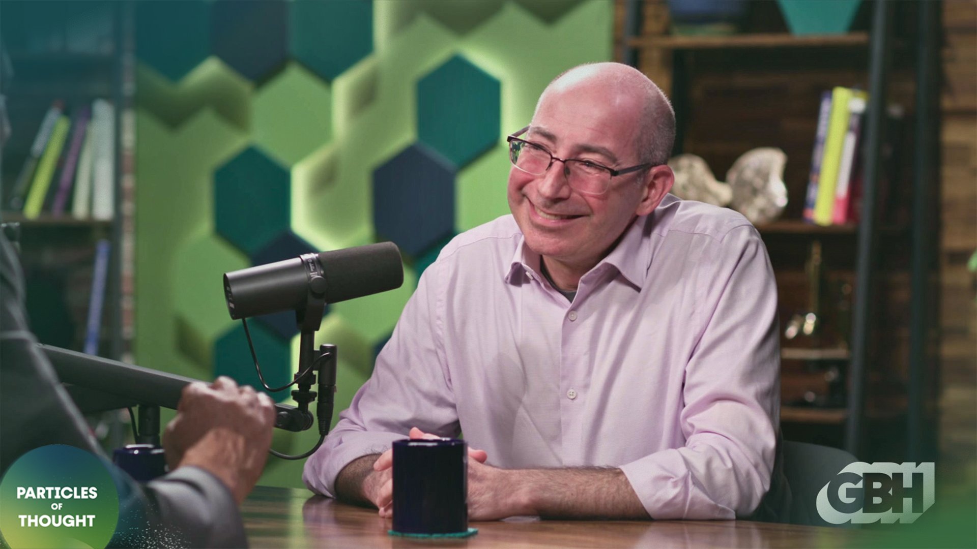 Photo of David Kaiser on the Particles of Thought podcast