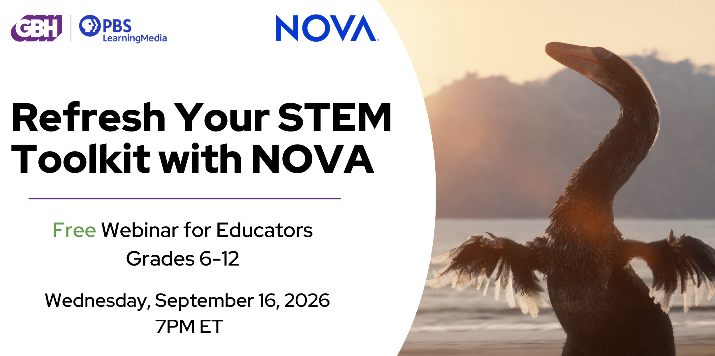 Educator webinar promotional image