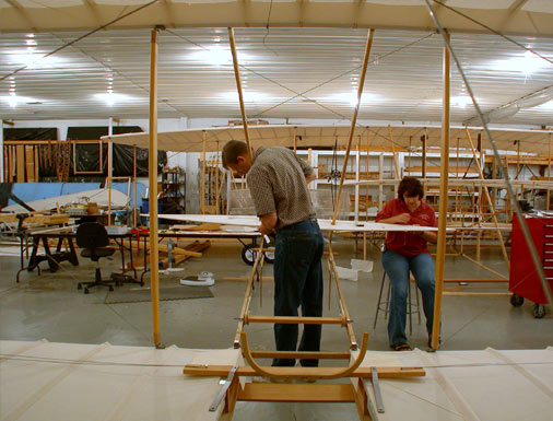 Working on the canard