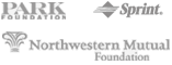 Park Foundation, Sprint, Northwestern Mutual Foundation