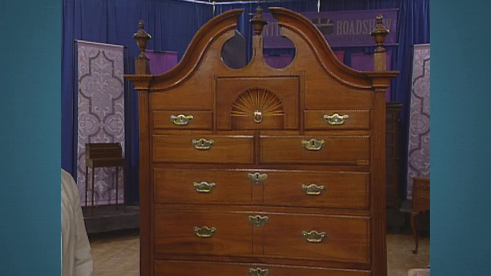 Boston Inlaid Highboy, ca. 1740