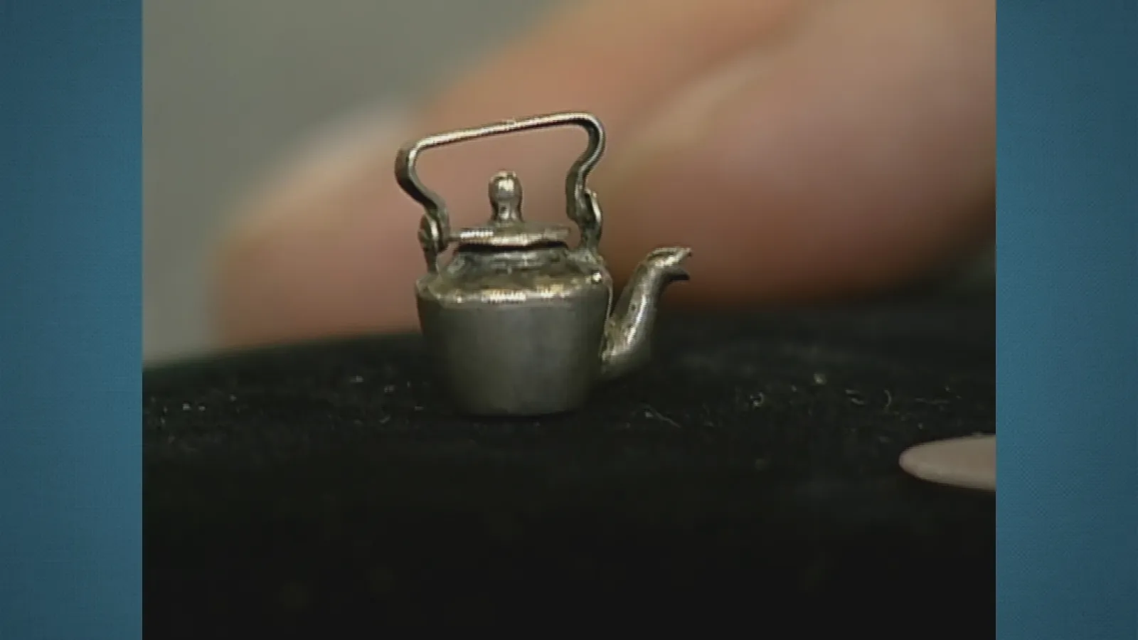 Mini Half-Dime Silver Teapot, ca. 1900