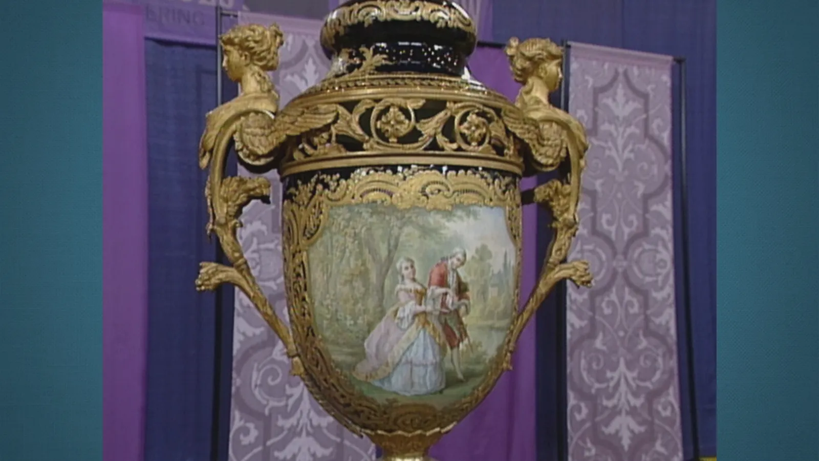 Sèvres Porcelain & Gilt Bronze Urns, ca. 1870