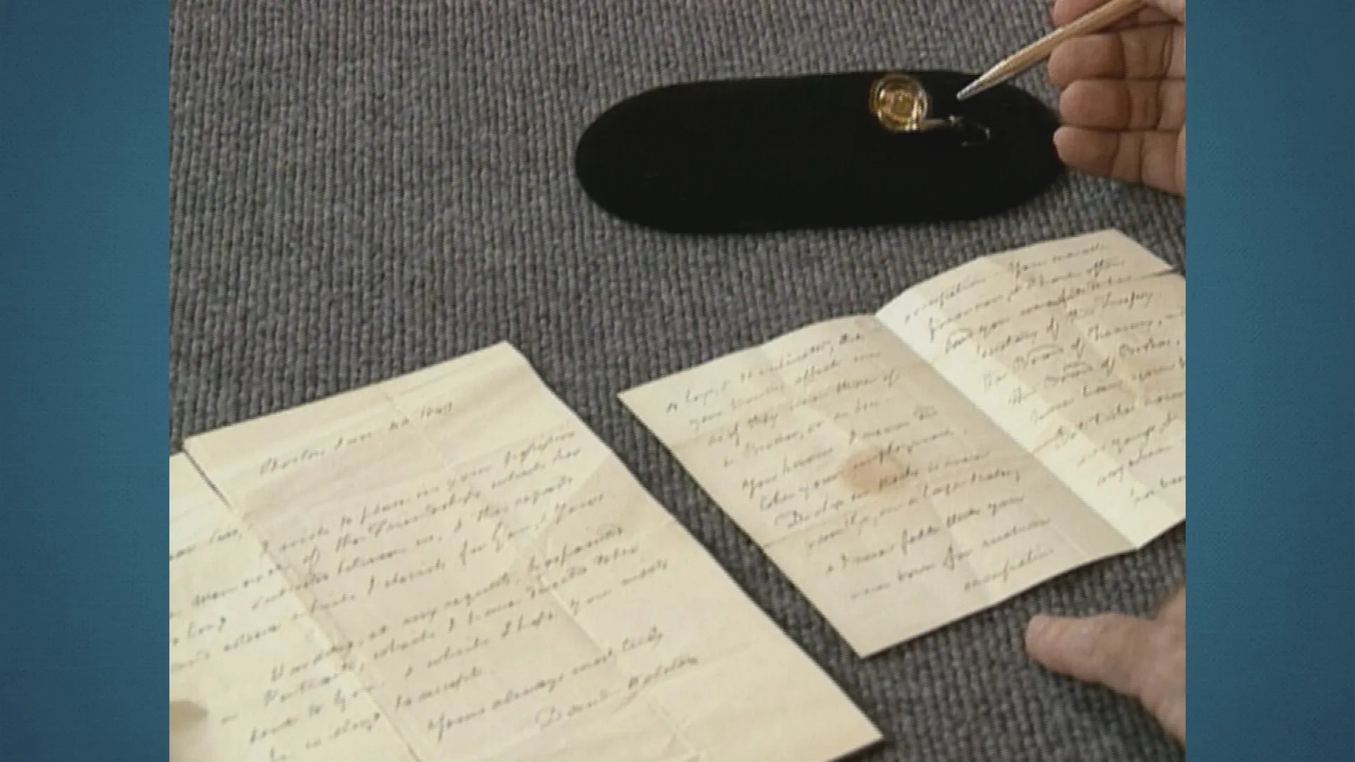 Daniel Webster Letters & Locket