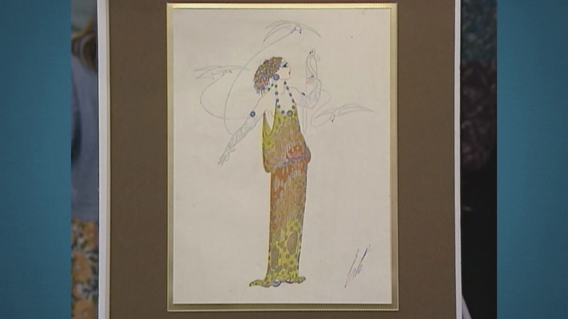 Erté Painting, ca. 1970
