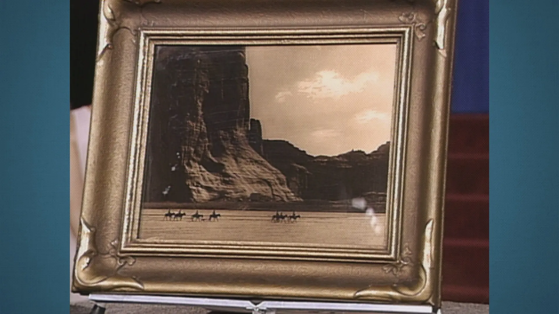 1904 Curtis Canyon de Chelly Orotone