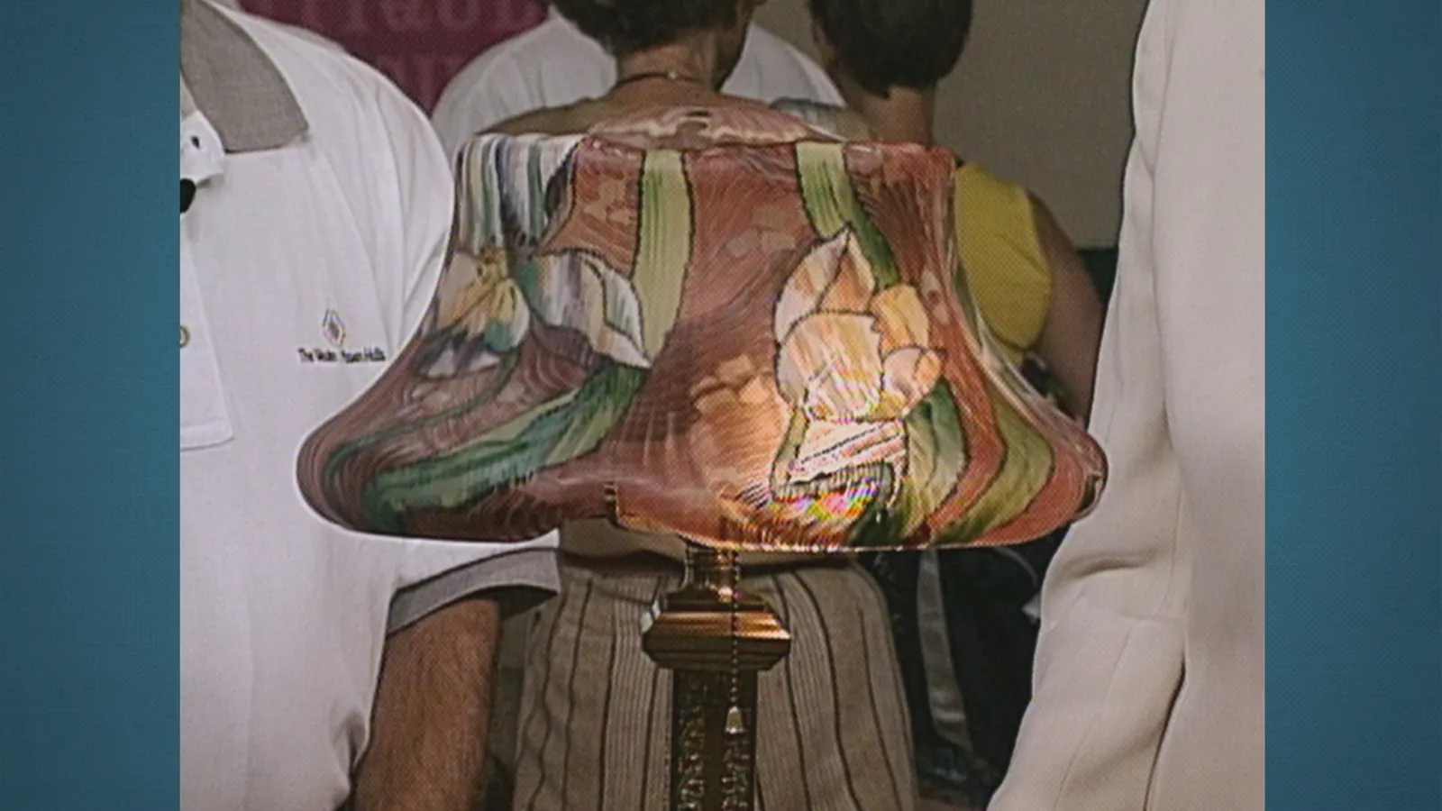 Reverse-painted Pairpoint Lamp, ca. 1907