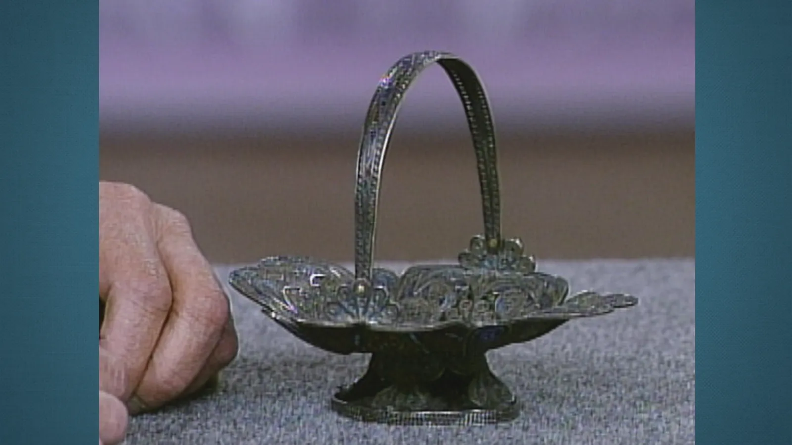 Russian Plique-à-jour Candy Basket, ca. 1885