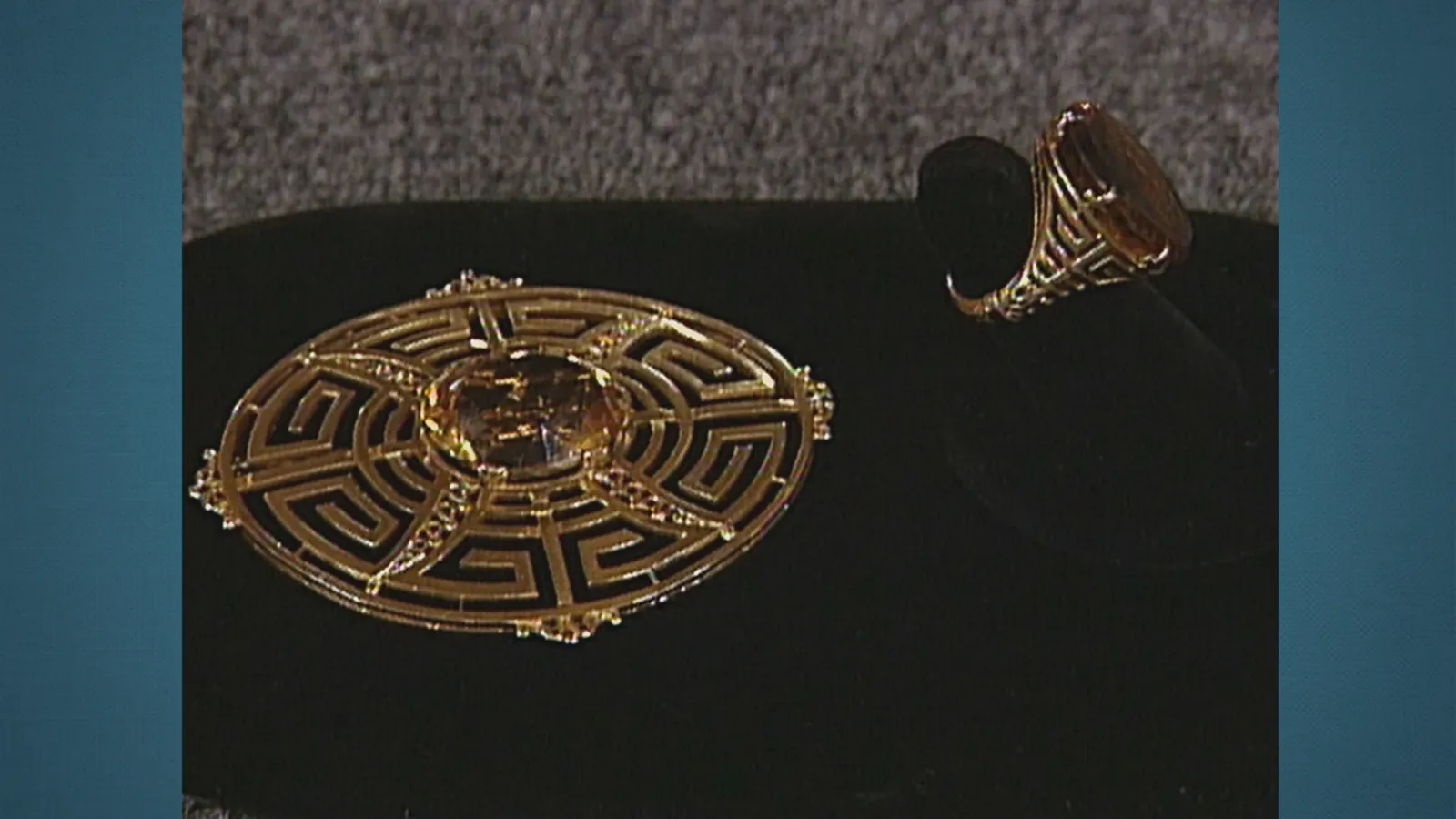 Citrine Brooch & Ring, ca. 1915