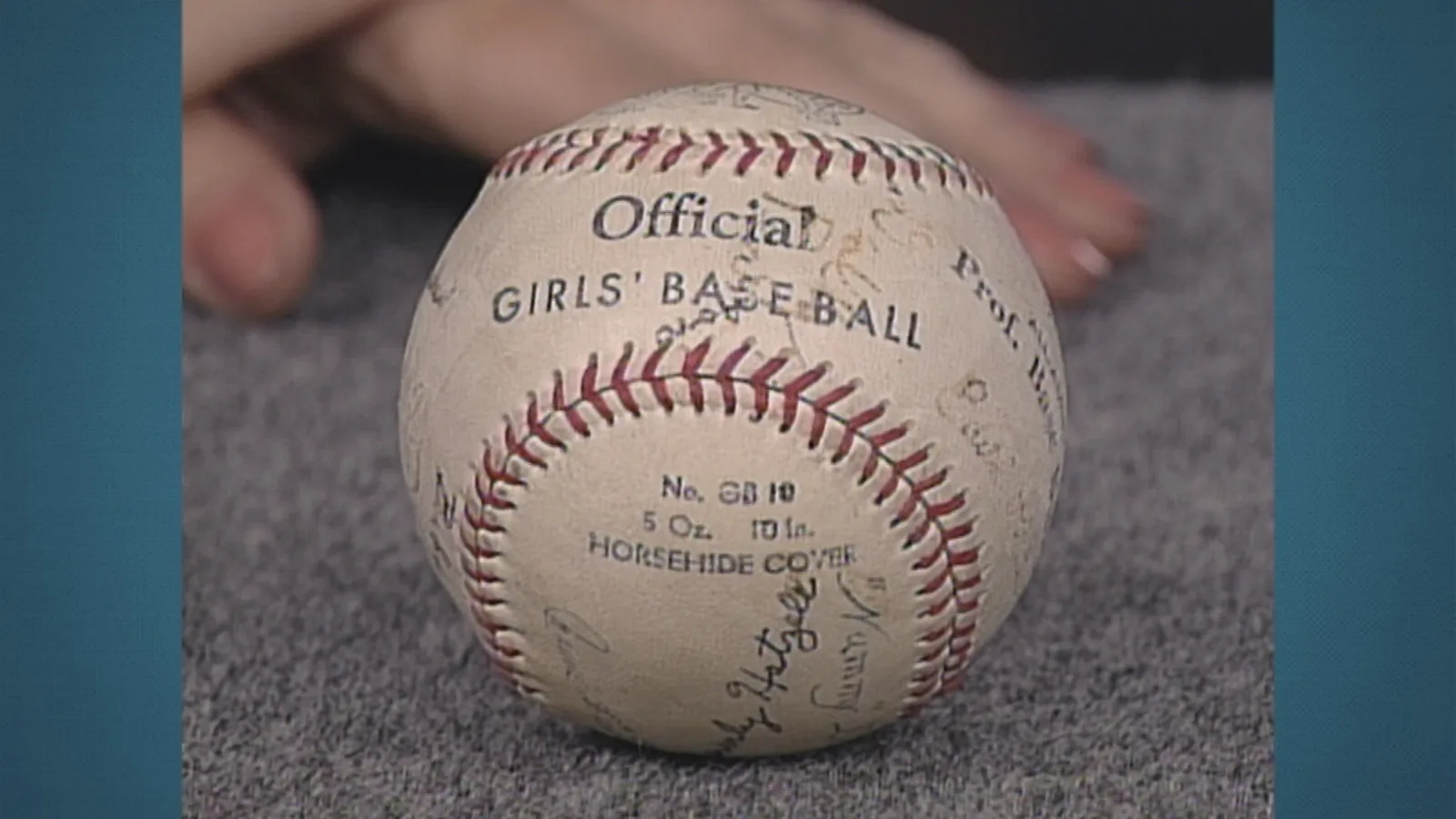 1950 Women's Pro League-signed Baseball
