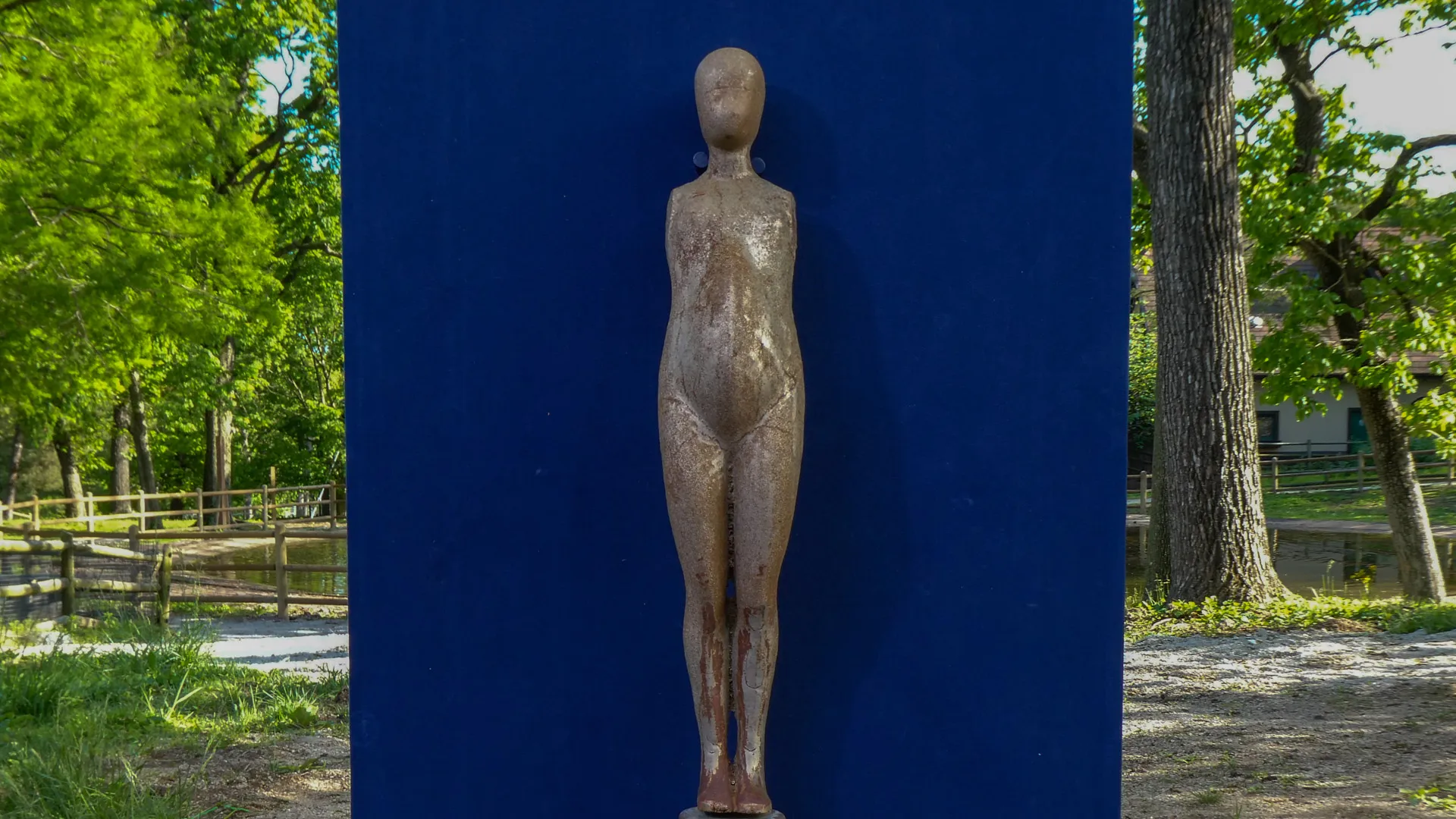 20th C. Ernest Trova "Falling Man" Sculpture
