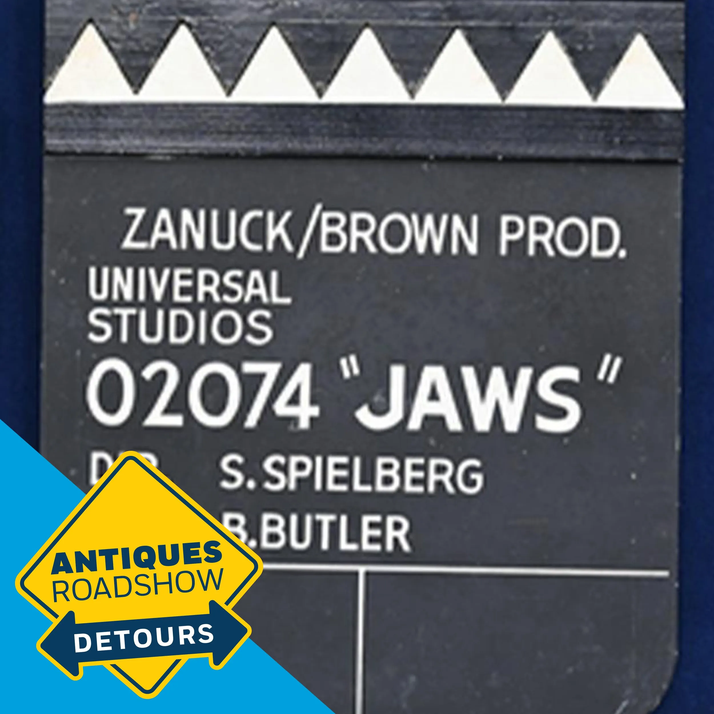 Color Detours graphic of "Jaws" Clapperboard