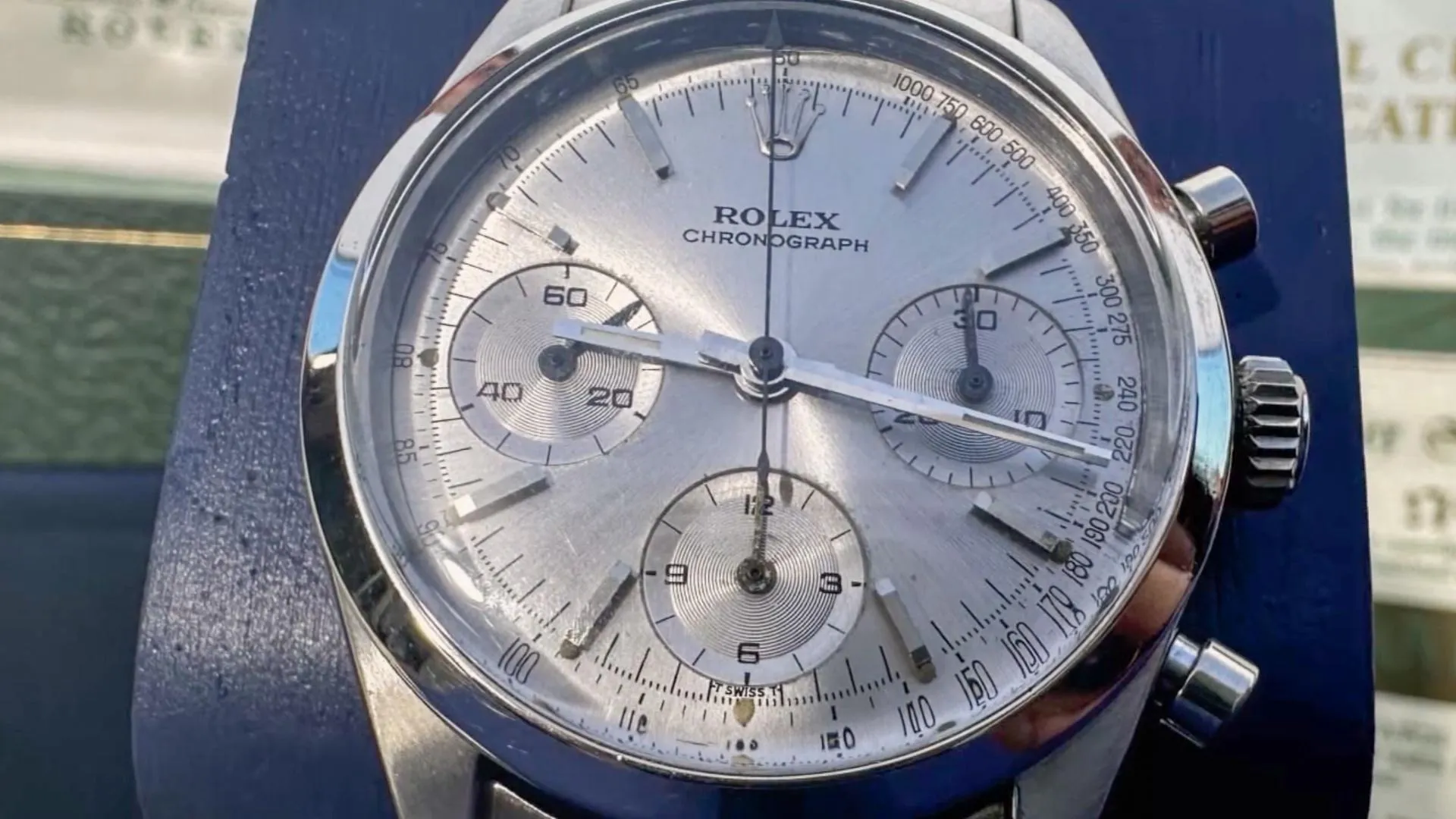 Watch Paul Winicki appraise a Rolex “pre-Daytona” with box & papers, ca. 1965, in Grant's Farm, Hour 2.