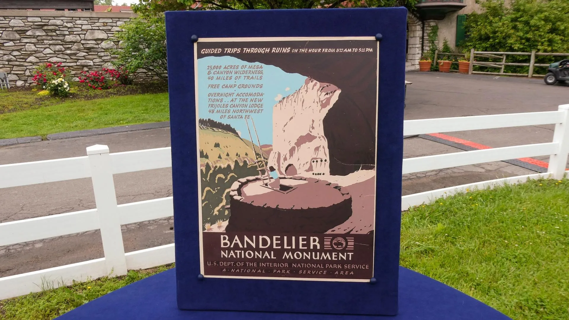 1941 Bandelier National Monument Poster