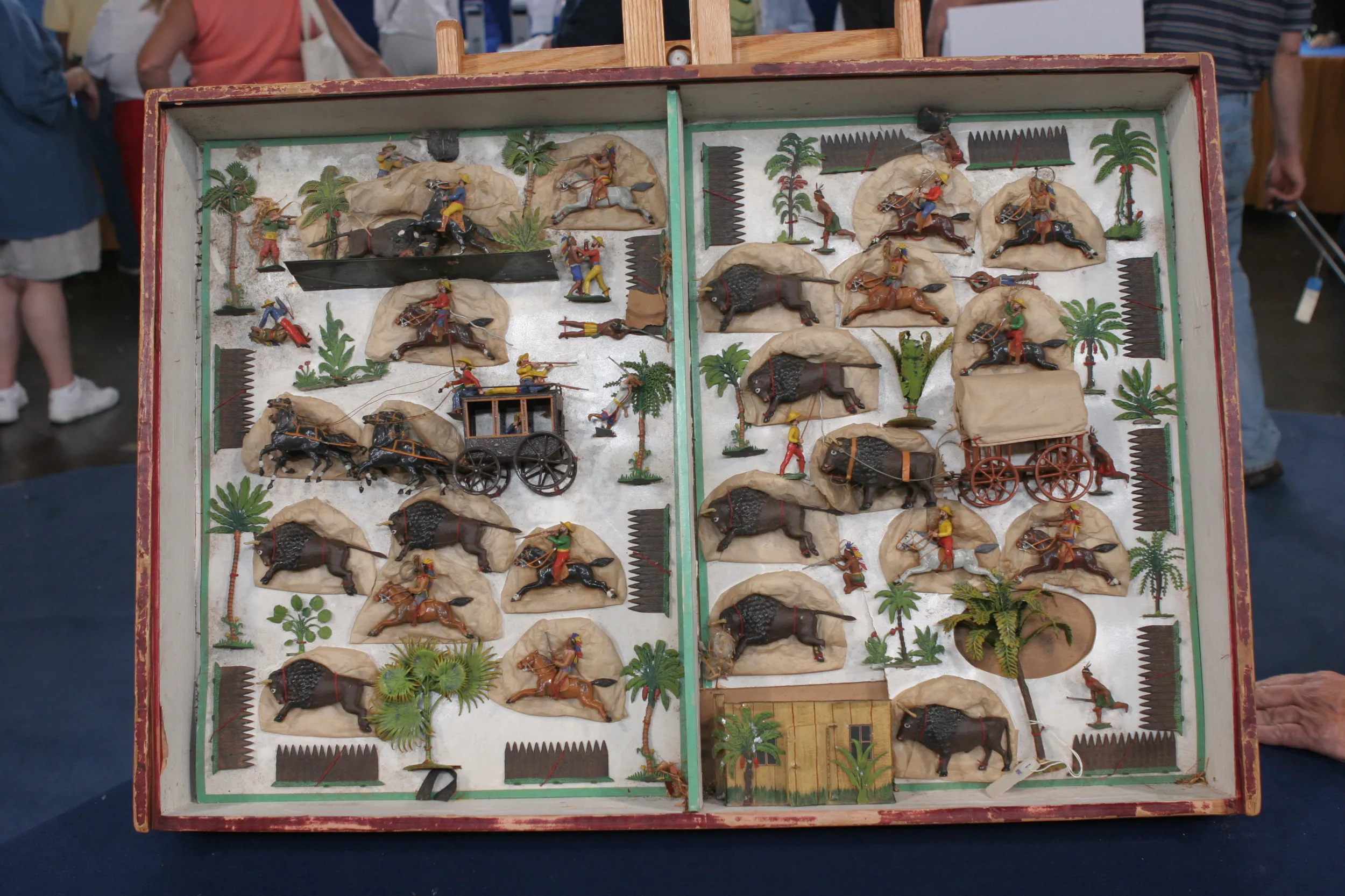 Heyde Buffalo Bill Wild West toy set, circa 1903