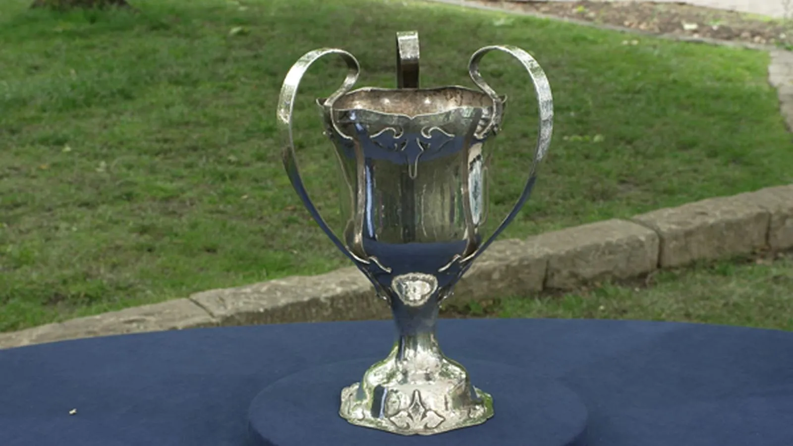 A sterline silver trophy