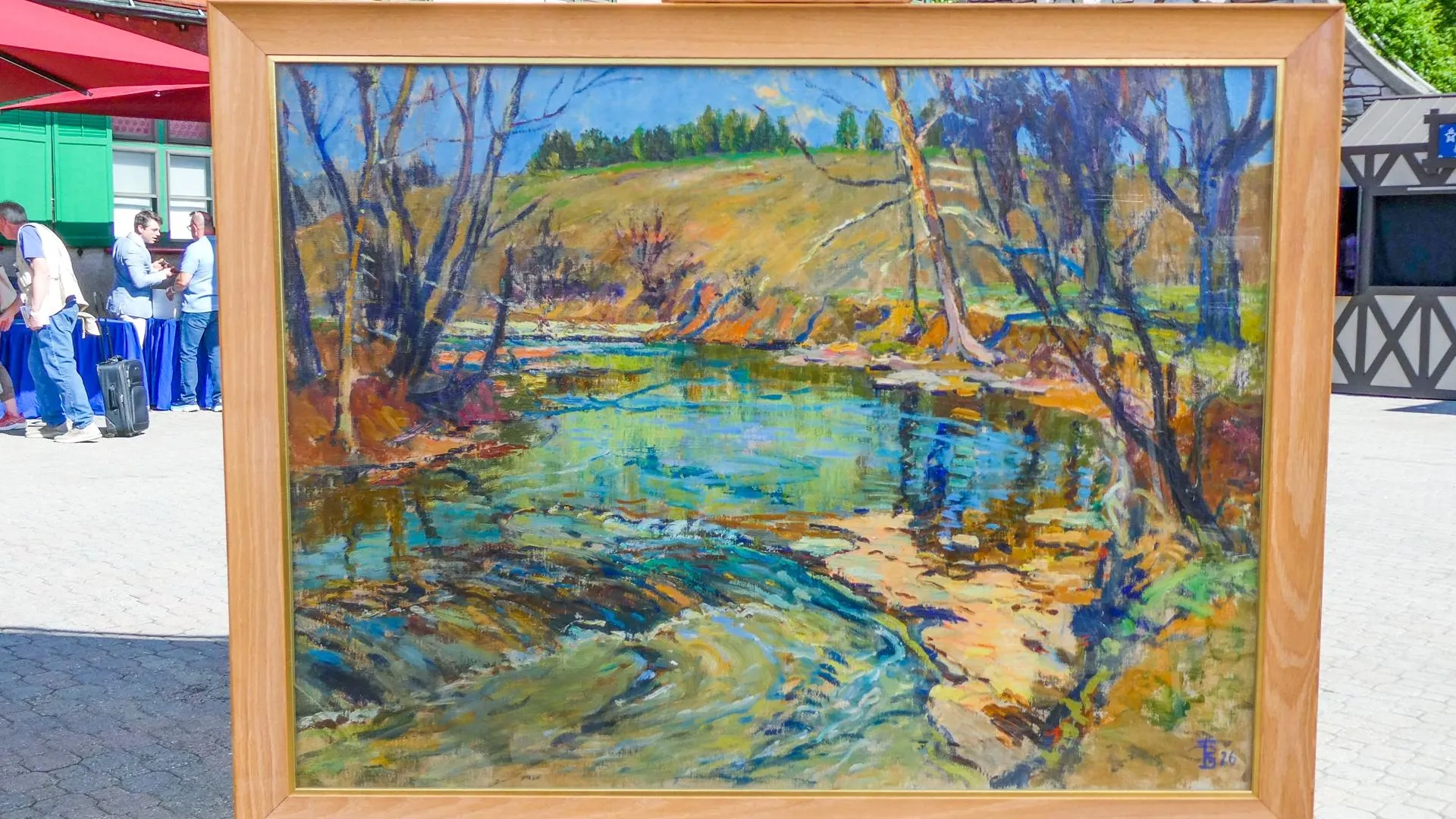 1926 Tom Barnett "The Rapids" Oil