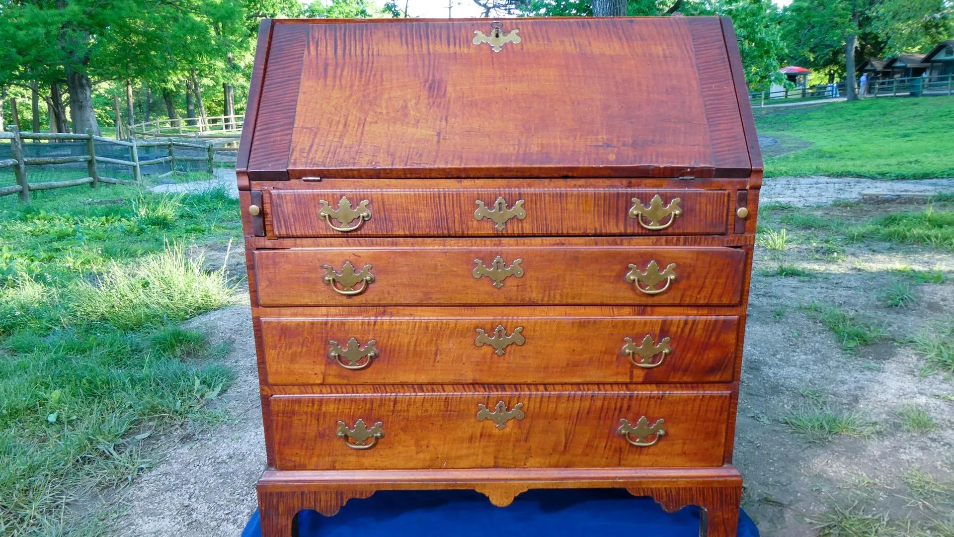 Massachusetts Chippendale Slant-front Desk, ca. 1765