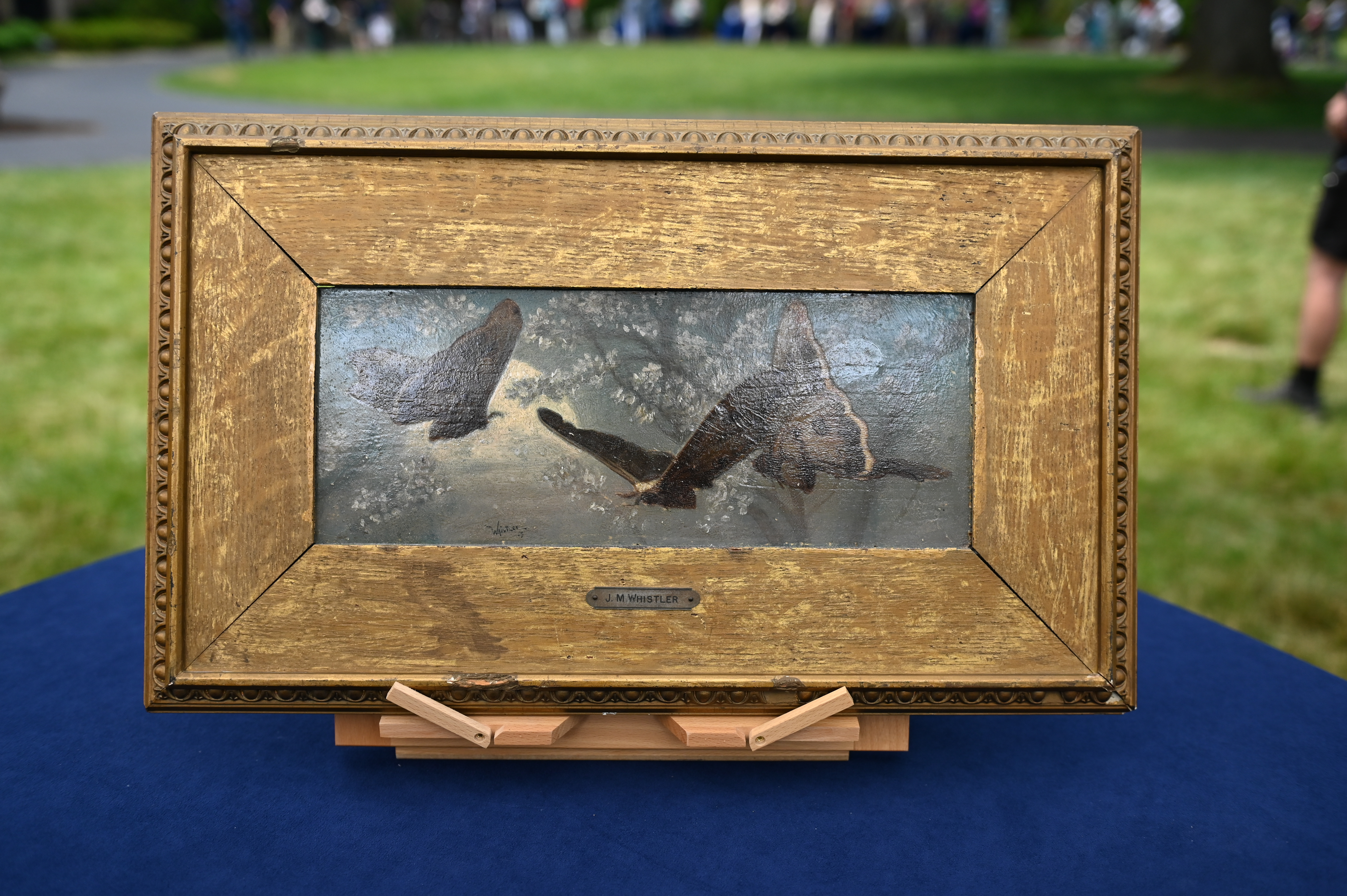 F.A. Betteridge「スワンズ」ヴィンテージ 絵画　観賞　アート Antiques Roadshow | PBS