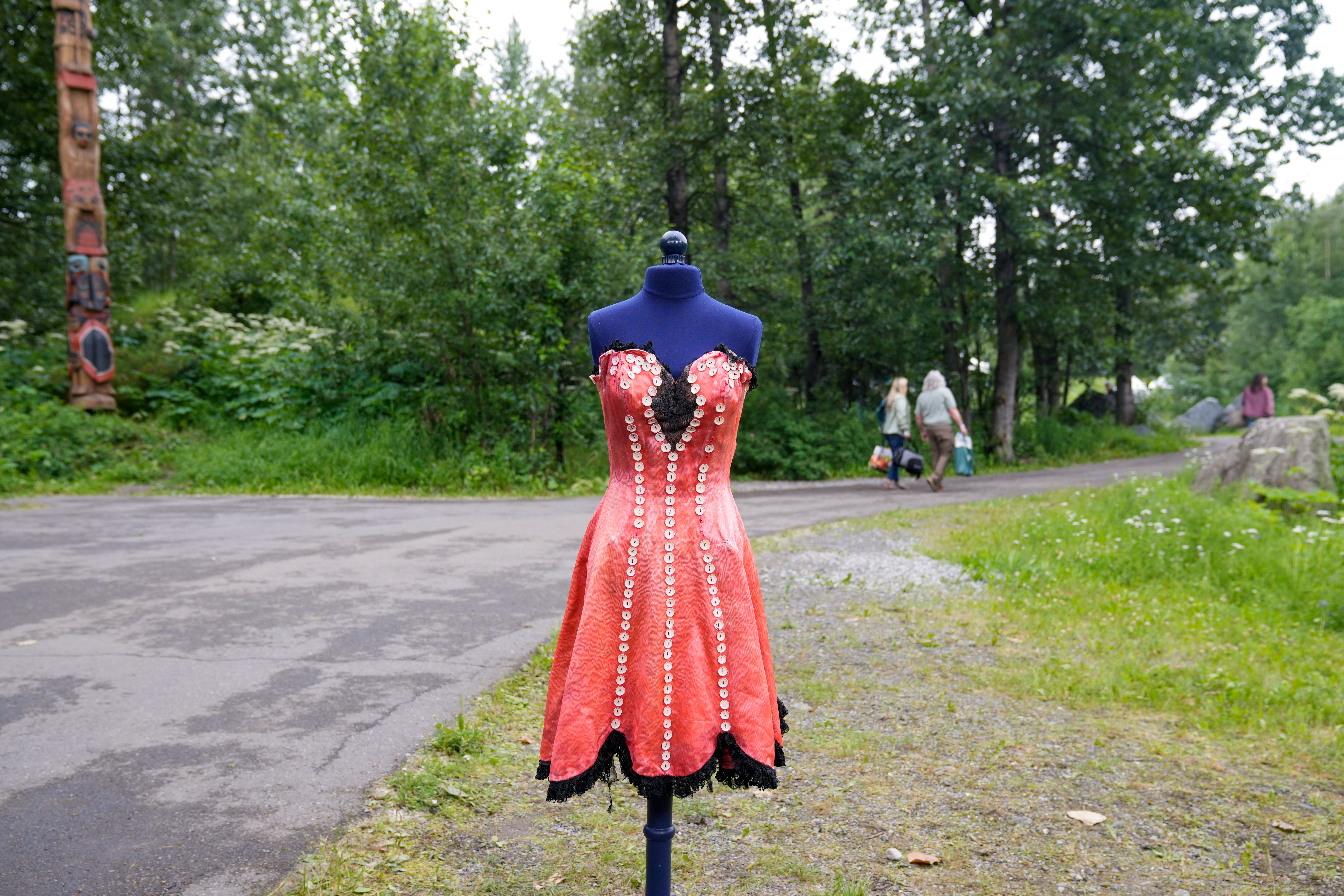 strapless open back dress Altuzarra // Gradient Dyed Penelope Dress  VSP Consignment