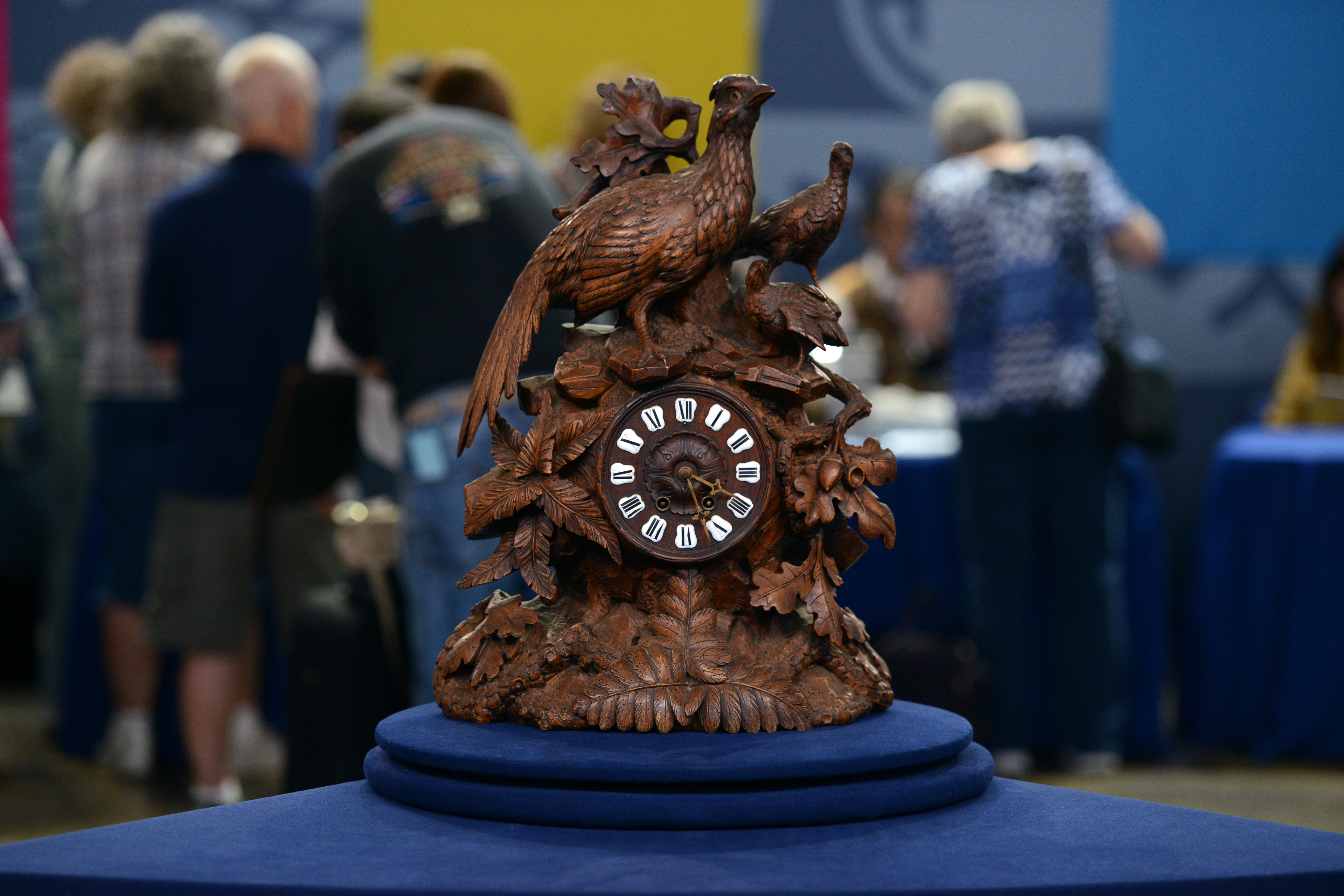 Black Forest-style French Carved Clock, ca. 1880 | Antiques