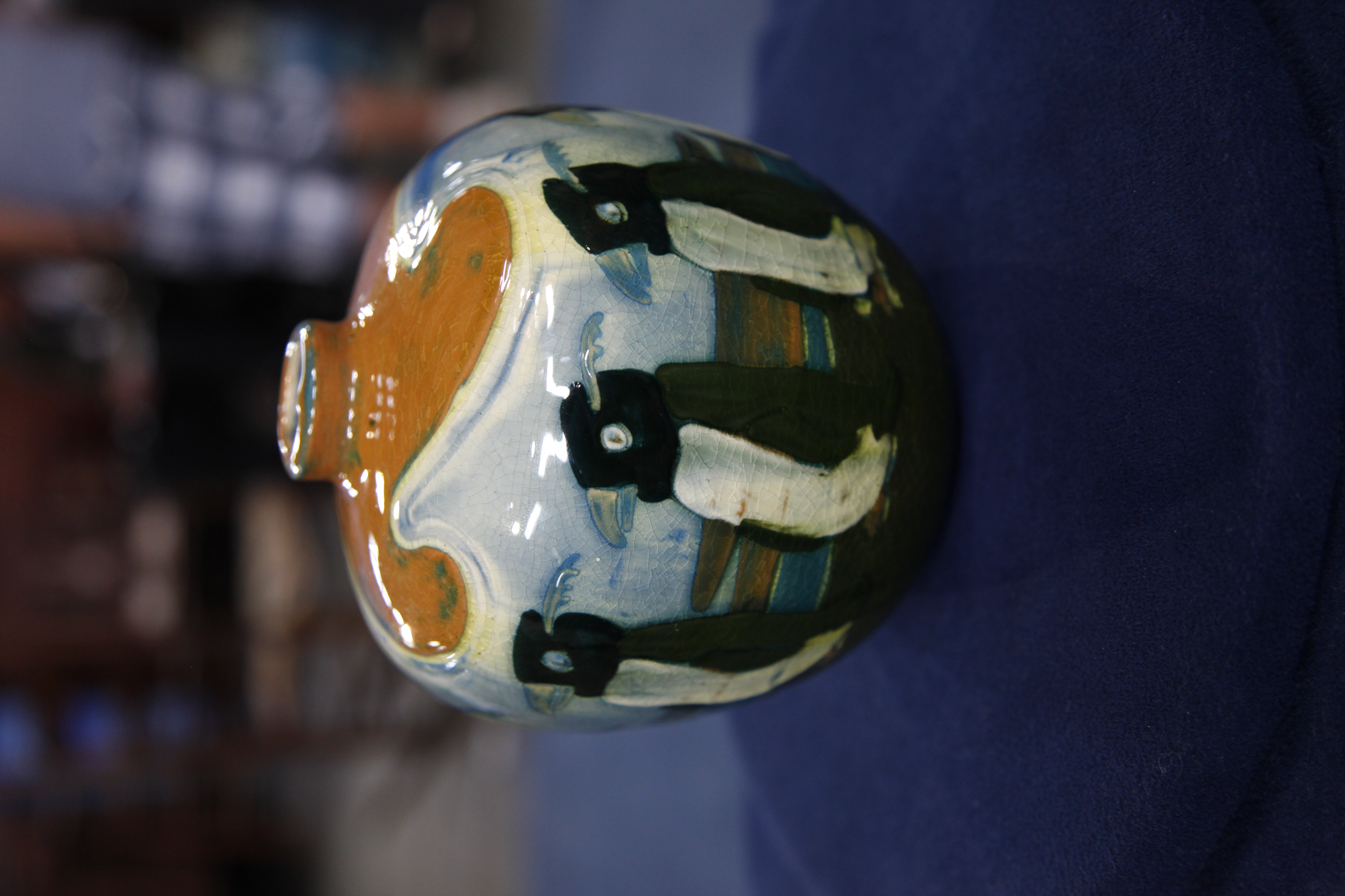 Frederick Rhead Fish Frederick H. Rhead Avon Vase, ca. 1902 | Antiques Roadshow | PBS