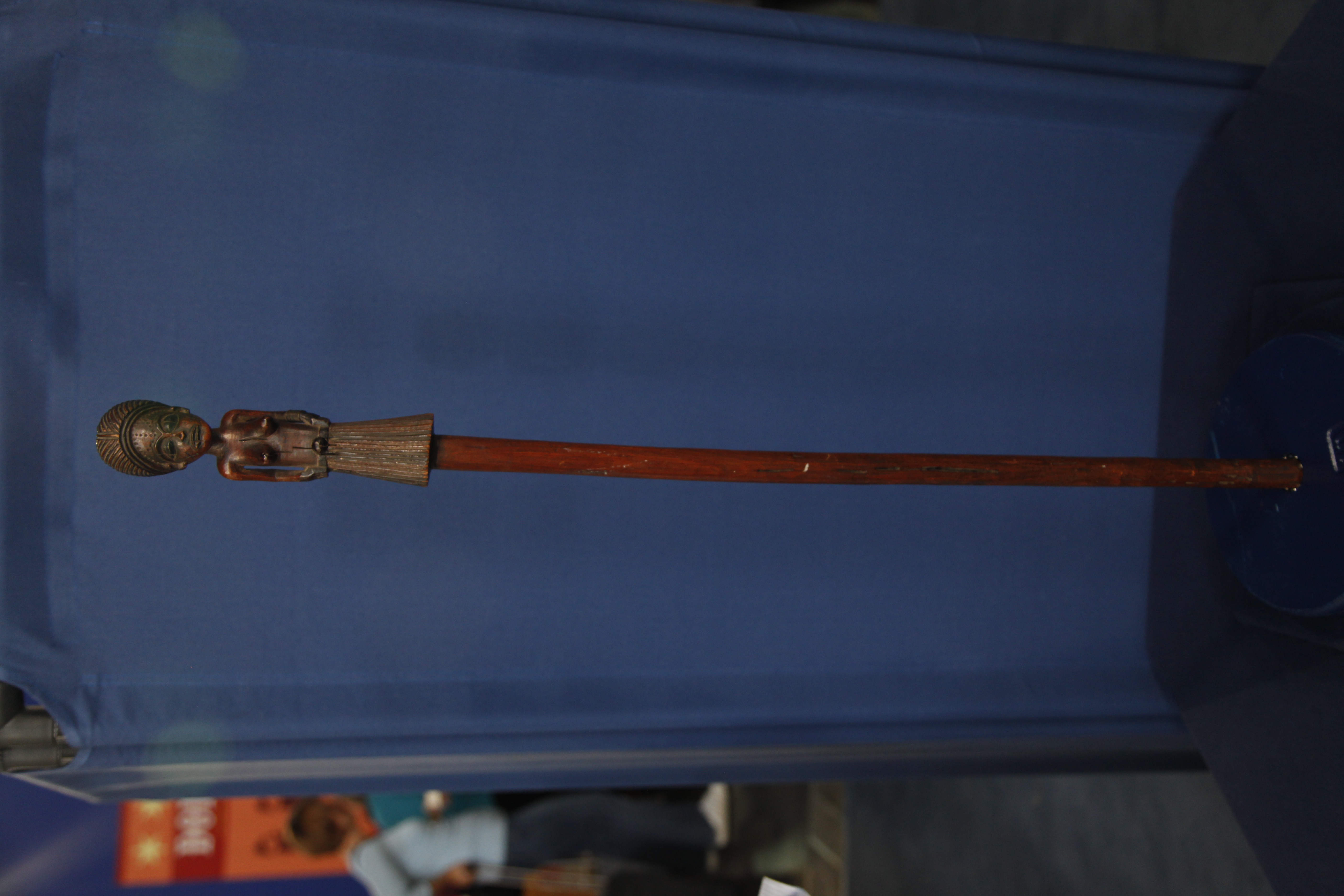 Late 19th-Century Luena Carved Staff