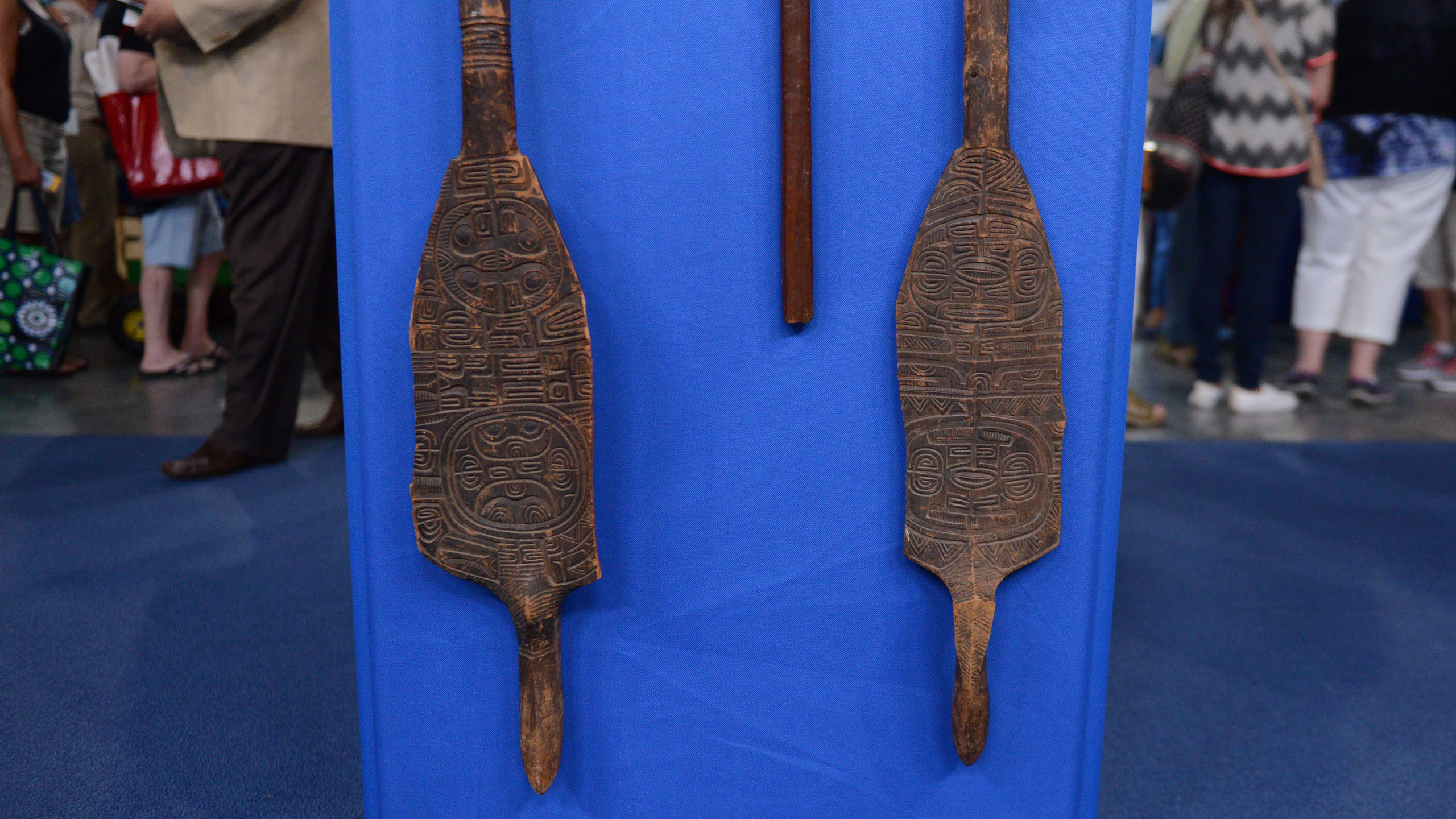Marquesas Islands Paddles & Club, ca. 1890