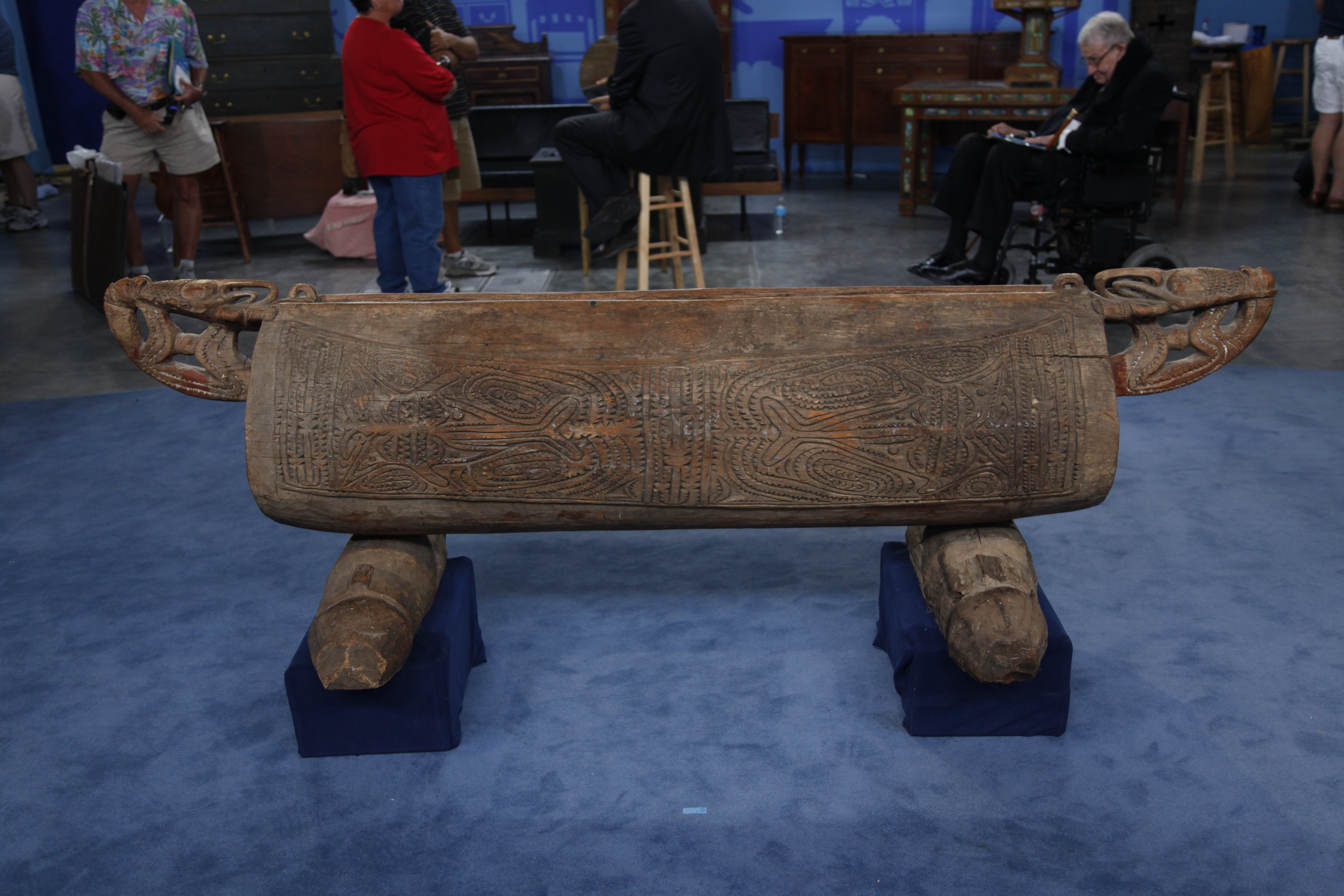 Mid-20th-Century Papua New Guinea Slit Drum