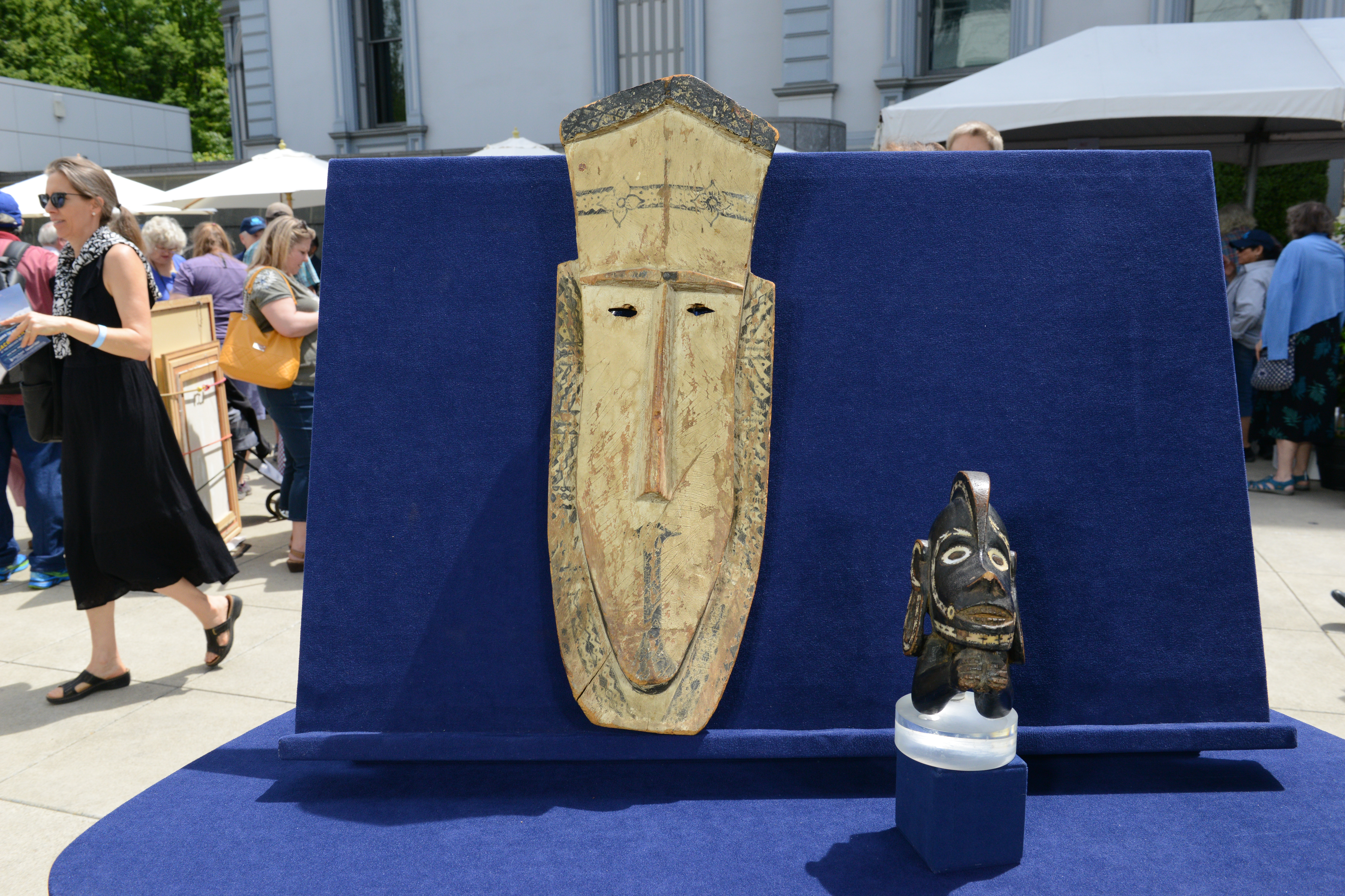 Mortlock Islands Mask & Solomon Islands Canoe Prow