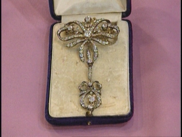 Russian Diamond Brooch ca. 1880 Antiques Roadshow PBS