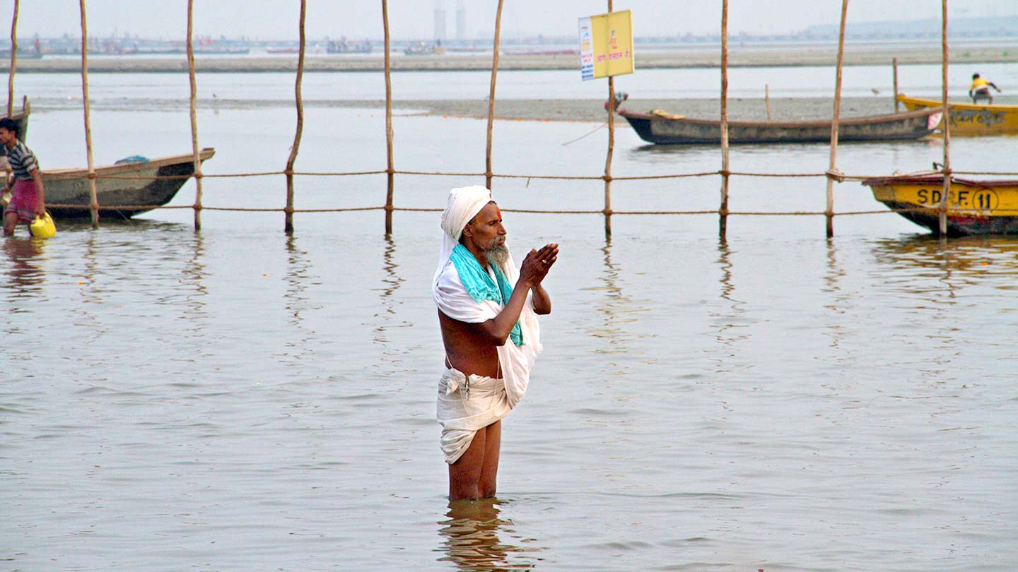 Kumbh Mela gallery 1 (holy man water)