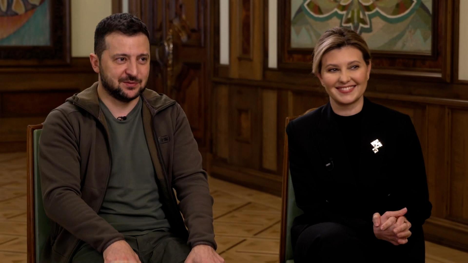 Exclusive Interview with President Zelensky and His Wife Video
