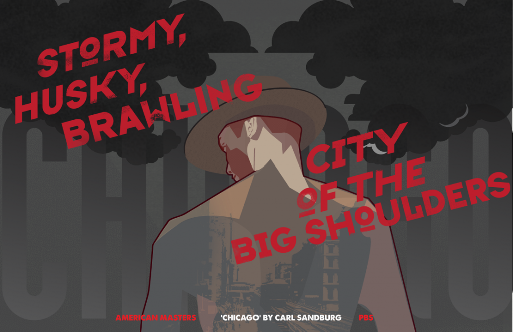 Carl Sandburg Chicago Poster - City of the Big Shoulders